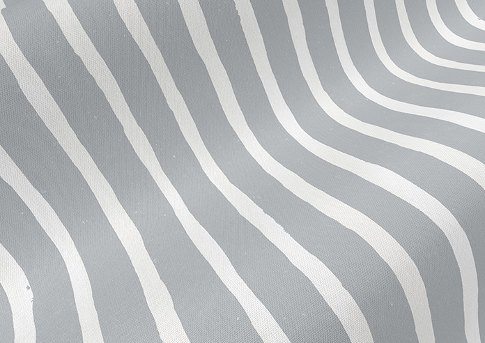 Vintage Stripe, Cool Grey - Made to Measure Curtains - Image 4